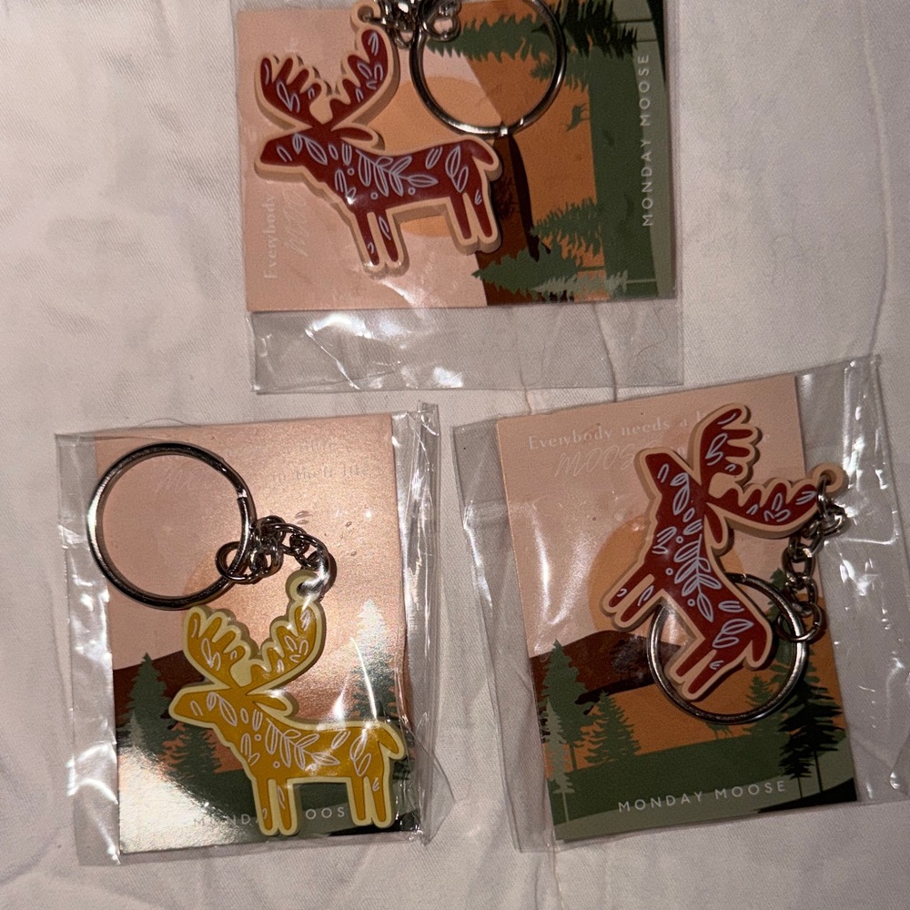 Moose Keychains
